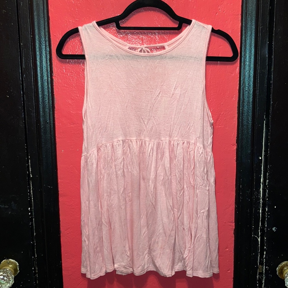 Flowy cut out tank top